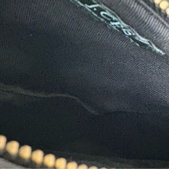 J. CREW Factory Black Silver Sequins Chain Strap Crossbody Sparkly Elegant Bag - Picture 10 of 16